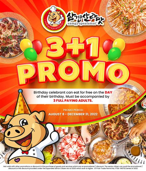 samgyupsalamat birthday promo